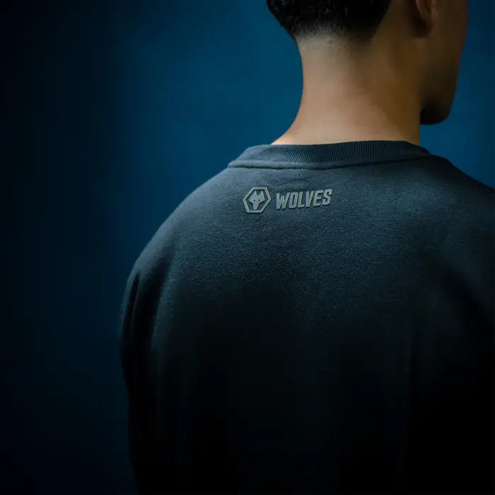 Wolverhampton Wanderers Shirt Store | Blackout Sweatshirt – Black Collection Wolverhampton Wanderers Official Gear